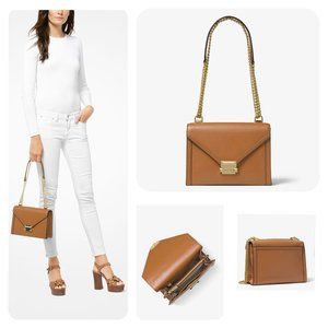 MIchael Kors Whitney Large Leather Convertible Bag